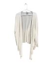 Catherines Cardigan Size 5X Ivory Open Front Stitch Breezy Sweater