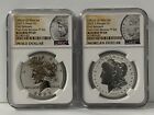 2023 S Reverse Proof Morgan and Peace Dollar Set NGC PF69 First Releases LIVE