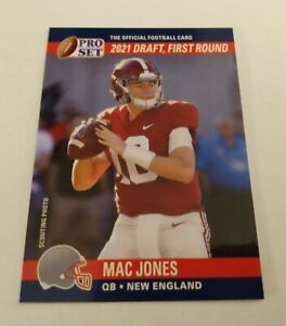 2021 Mac Jones Leaf Pro Set Draft Day ROOKIE Card #PSDD9 MINT NE Patriots