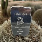 Diablo Bull Bar - 10 Troy Ounce 999 Fine Silver - Hand Cast Random Shapes
