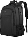 MATEIN Business Laptop Backpack, 15.6 Inch Travel Laptop Bag Rucksack with USB C