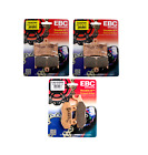 FITS Triumph Tiger 1050 2007 to 2012 EBC Sintered FRONT and REAR Disc Brake Pads