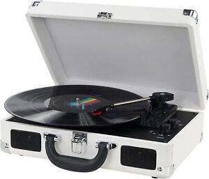 Turntable Record Player 3speeds with Built-in Stereo Speakers Headphone Jack/MP3