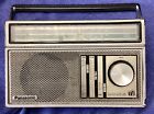 Vintage Panasonic Portable AM FM TV Band Radio Model RF 1101 - Tested & Working
