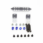 Alloy Rear Shock Support DIY Mount Set Silver for Axial SCX10 RC Crawler