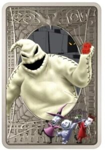 The Nightmare Before Christmas Oogie Boogie 1 oz Silver Coin Niue 2021