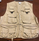 COLUMBIA PFG Fishing Vest Men's Outdoor Utility Camping Size L/XL Multi Pockets
