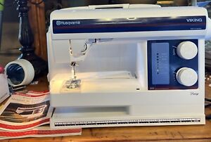 Husqvarna Viking Daisy 315 Sewing Machine W Case Pedal Manuals Very Gently Used