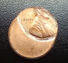 Off Center Error Penny coin currency #1211 collection  Lincoln 1c Error