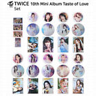 TWICE 10th Mini Album Taste of Love CD Coaster Tasting Card Group Photocard KPOP