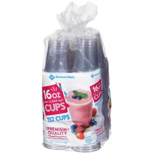 Member'S Mark Clear Plastic Cups (16 Oz., 132 Ct.)
