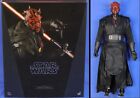 STAR WARS HOT TOYS DARTH MAUL DX18 SOLO FIGURE 1:6 SCALE COMPLETE WITH BOX