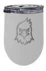 North Dakota Fighting Hawks 12z Stainless Steel Insulated Wine Cup Tumbler w Lid