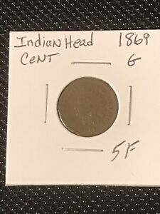 1869 Indian Head Cent (Key Date)