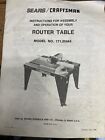 Vintage Sears Craftsman Router Table 925444
