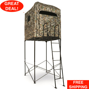 Outdoor Hunting Tower Blind Combination Quad Pod Stand Enclosure Water Resist