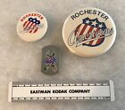 Rochester Americans Amerks Hockey - Rochester NY Buttons + Dog Tag