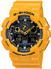 Casio Yellow G-Shock Extra Large Series Watch GA100A-9A