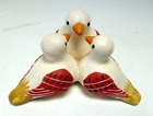 Vintage Clay 3 Bird Water Whistle/Flute Hand Painted Made In Peru