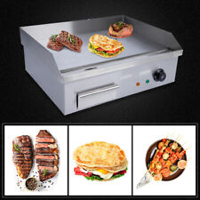 Commercial Electric Countertop Griddle Restaurant Kitchen Flat Top Grill BBQ