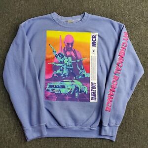 My Chemical Romance Sweatshirt Pullover Danger Days Killjoys Purple Size Medium