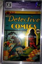 Detective Comics # 52 /  CGC 7.5 / (C1) /Off-White to White Pages /3 DAY AUCTION
