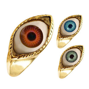 Evil Eye Ring for Women Alloy Ring Punk Devil's Eye Ring Girls Jewelry Ring