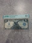 1899 $1 Silver Certificate. Black Eagle. Graded PMG 15. Large Note.