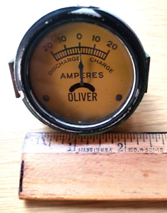 Vintage Tractor Amp Amperes Gauge from Oliver Tractor Rat Rod