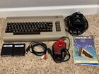 Commodore 64 Personal Computer w/ Power Cord, A/V Cord, Manual, Tested/Works