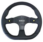 Sparco L999 Steering Wheel Alcantara, Perforated Leather 330mm Flat Bottom