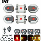 Set Bike Turn Signals Light Bicycle Front&Rear Indicator w/Smart Wireless Remote