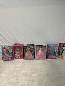 Lot Of Collectible Boxed Barbie Dolls; Dreamtopis, FAO Schwarz, Pilgrim Barbie