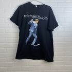Michael Buble Band Concert Tee Unisex Slim Fit Black Size XL