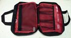 First Aid Kit Pouch/Box/Bag Empty Zipper Red/Black Soft Side Johnson (Emergency)