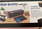 Cable Management Box Cord Organizer, Cable/Cord Organizer for Desk, Floor Cord