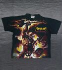 Vintage Mens T shirt 1998 Manowar Hell On Stage All Over Print RA