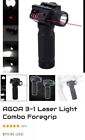 Tactical  Grip LED Flashlight,  Laser