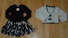 NWT Eliane Et Lena black Teofila dress Olenka cardigan sweater 4