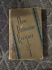 Old NEW DELINEATOR RECIPES Book 1929 Vintage Cookbook Illustrated Antique