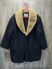 ORVIS Mens XL Black Quilted Lined Coat Overcoat