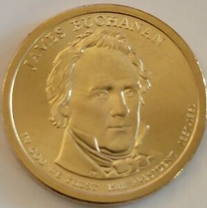 2010 P James Buchanan Presidential Dollar Gem Satin Finish US Coin