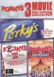Porky's Three Movie Collection Porky's, Porkys Two, Porky's Revenge DVD New