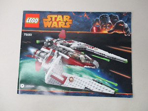 2014 LEGO STAR WARS #75051 JEDI SCOUT STARFIGHTER INSTRUCTION MANUAL