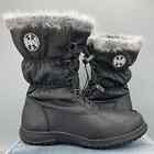 Totes April Women’s Water-Resistant Snow Boots Black Size 8