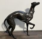 Vintage Art Deco Style Bronze Sculpture of Greyhound Dog
