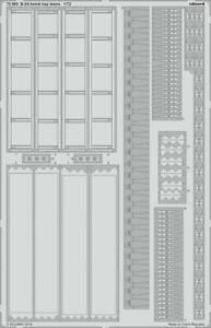 Eduard 1/72 Photoetch detail 72665 - B-2A bomb bay doors for ModelCollect