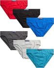 Men's U.S Polo Assn 3 or 6 Pack Bikini Briefs No Fly Premium Cotton Underwear