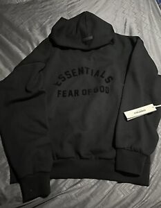 Fear Of God Essentials Pullover Chest Logo Hoodie