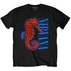 Nirvana Seahorse T-Shirt Black New